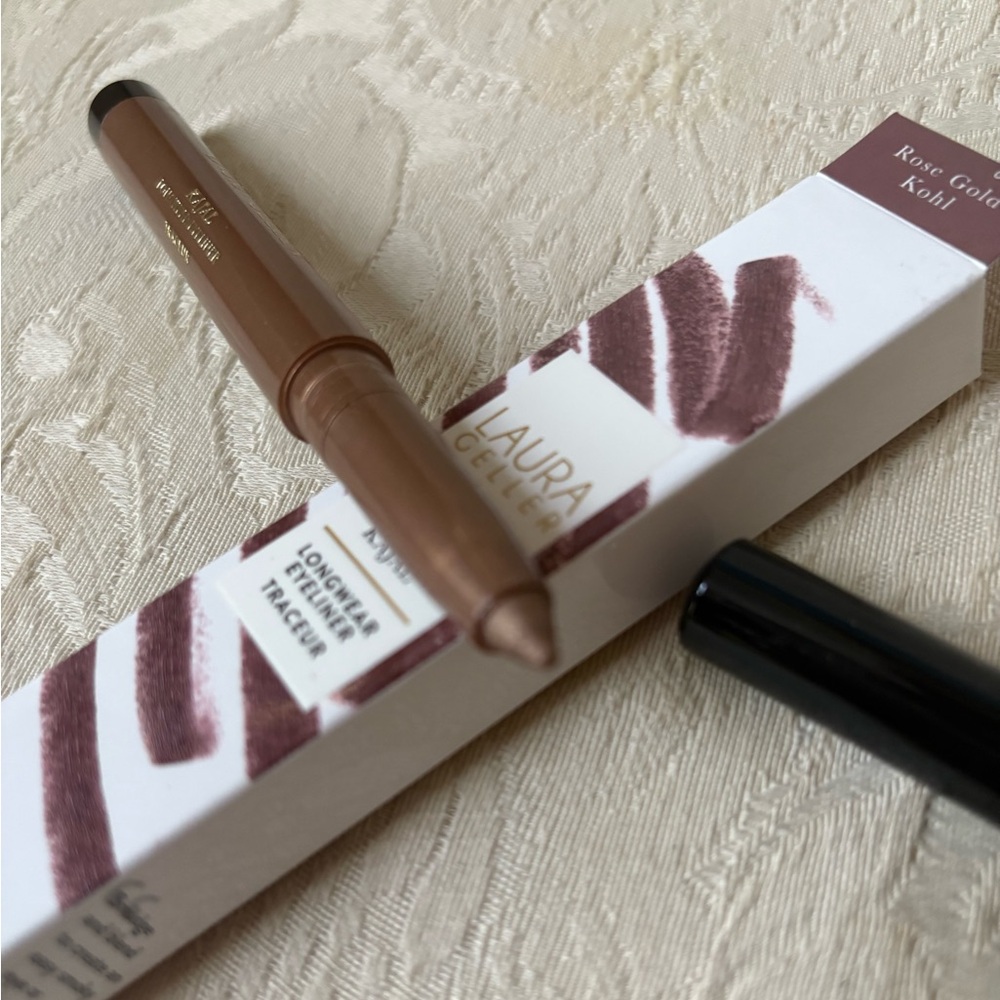 Laura Geller Kajal Eyeliner Eyeshadow Pencil Stick in Rose Gold Kohl BNIB